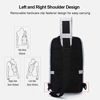 Picture of OZUKO Crossbody Sling Backpack Sling Bag Multipurpose Daypack Shoulder Chest Bag (Dark Gray)