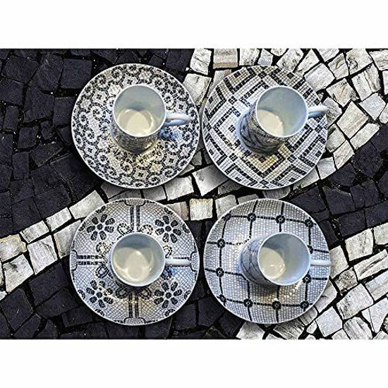 Vista Alegre Orquestra Tea Cups & Saucers, Set Of 4 | Horchow