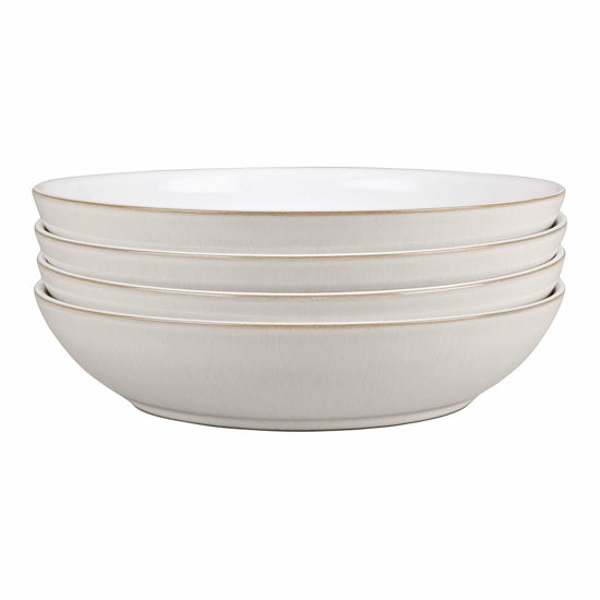 Picture of Denby Natural Canvas Pasta Bowl Set, Cream, Set of 4