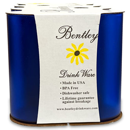 Picture of Bentley Cobalt Plastic 20 oz. Tumblers, Set of 8