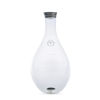 Picture of MAYU Water Borosilicate Glass Pitcher - Hand-blowntempered Crystal Clear Carafe Only of MAYU Water Swirl Dispenser - (51 Oz 1.5L) | Stainless Steel Lid Included - MAYU Swirl Base Not Included
