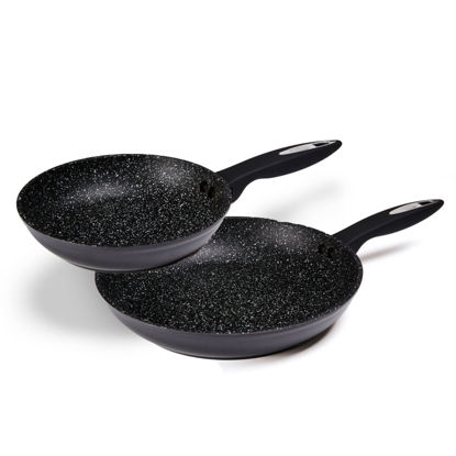 Picture of Zyliss Cook Ultimate Nonstick 2-Piece Fry Pan Value Set - Ceramic Frying Pan - Non-Stick & Induction Frying Pan - Dishwasher and Metal Utensil Safe Cooking Pan - 8 inches and 11 inches