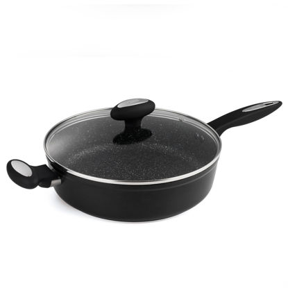 Picture of Zyliss Ultimate Nonstick Saute Pan - Saute Pan with Glass Covered Lid - Non-Stick Kitchen Pan - Stainless Steel Induction Bottom - Dishwasher Safe Cooking Pan - 11 inches
