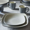 Picture of Noritake Colorwave Slate 4-Piece Square Place Dinnerware Setting in Grey/Slate