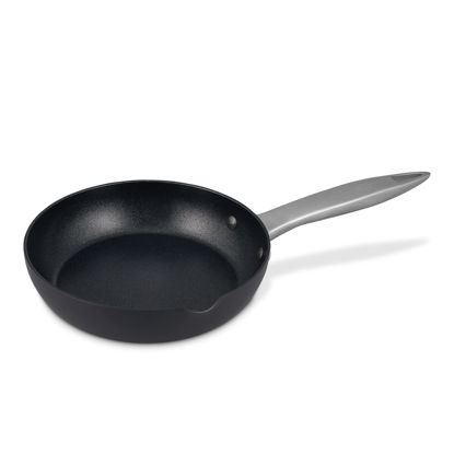 Picture of Zyliss Ultimate Pro Nonstick Frying Pan - Hand Anodized Frying Pan with Pour Spout - Non-Stick Stainless Steel Cookware - Scratch-Resistant and Dishwasher-Safe Pan - 8 inches