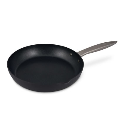Picture of Zyliss Ultimate Pro Nonstick Frying Pan - Hand Anodized Frying Pan with Pour Spout - Non-Stick Stainless Steel Cookware - Scratch-Resistant and Dishwasher-Safe Pan - 9.5 inches