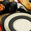 Picture of Noritake Colorwave Graphite Salad/Dessert Plate, Rim, 8 1/4", Set of 4 in Black/Graphite