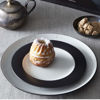 Picture of Noritake Colorwave Graphite Salad/Dessert Plate, Rim, 8 1/4", Set of 4 in Black/Graphite