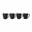Picture of Denby Elements 4 Piece Coffee Beaker/Mug Set, Black