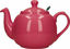 Picture of London Pottery Farmhouse Small Teapot with Infuser, Ceramic, Pink, 2 Cup (600 ml)