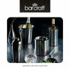 Picture of BarCraft BCWCOOLHAM Double-Walled Stainless Steel Wine Bottle Cooler, 12 x 20 cm (4.5" x 8") - Hammered Finish