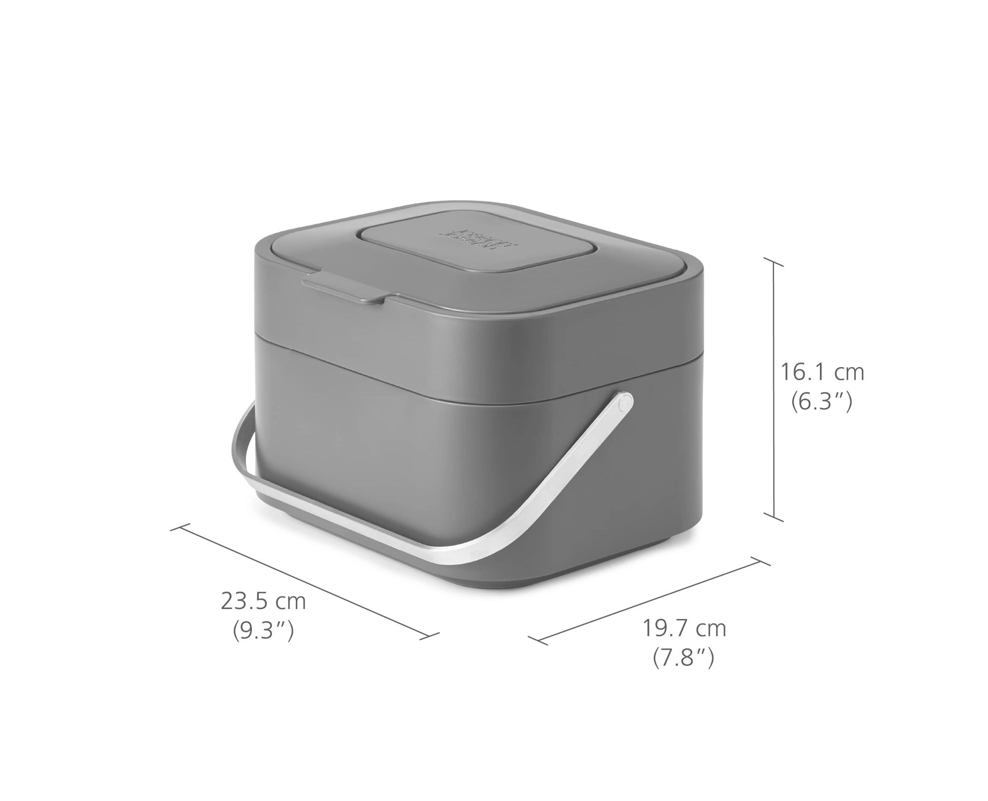 GetUSCart Joseph Joseph 30016 Intelligent Waste Compost Bin Food Waste Caddy with Odor Filter