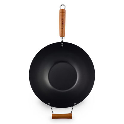 Picture of Ken Hom Classic Non-Stick Wok, 35cm/13.78'', Black