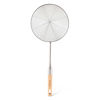 Picture of Ken Hom KH515 Stainless Steel Wire Mesh Skimmer | Excellence | Wooden Handle/For Lifting Food From Hot Oil/Liquid | Includes 1 x Skimmer Wok Utensil | Not Dishwasher Safe/2 Year Guarantee
