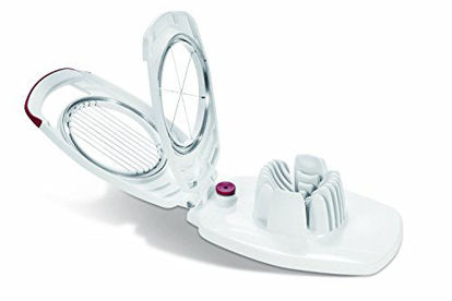 Picture of Zyliss Egg Slicer - Non Slip, Egg Cutter and Wedger with Built in Shell Piercer, Set of 2