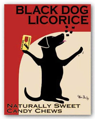 Picture of Black Dog Licorice by Ken Bailey 22"x28" Art Print Poster