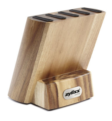 Picture of ZYLISS Control Wooden Knife Block - Kitchen Cutlery Storage - Knife Block Without Knives - 5 Slots