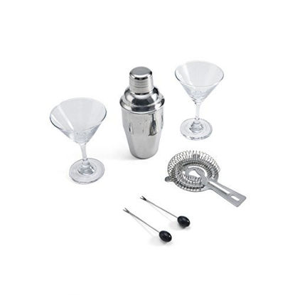 Picture of Bar Craft Martini Set, Silver