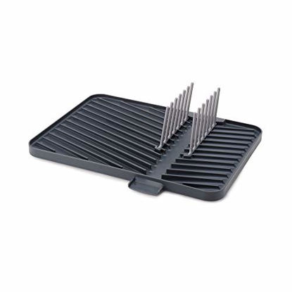Picture of Joseph Joseph - 85139 Joseph Joseph Flip-Up Drain Board with Foldable Dish Rack, One-size, Gray