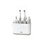 Picture of Joseph Joseph 70510 EasyStore Toothbrush Holder Bathroom Storage Organizer Caddy, Large, Gray
