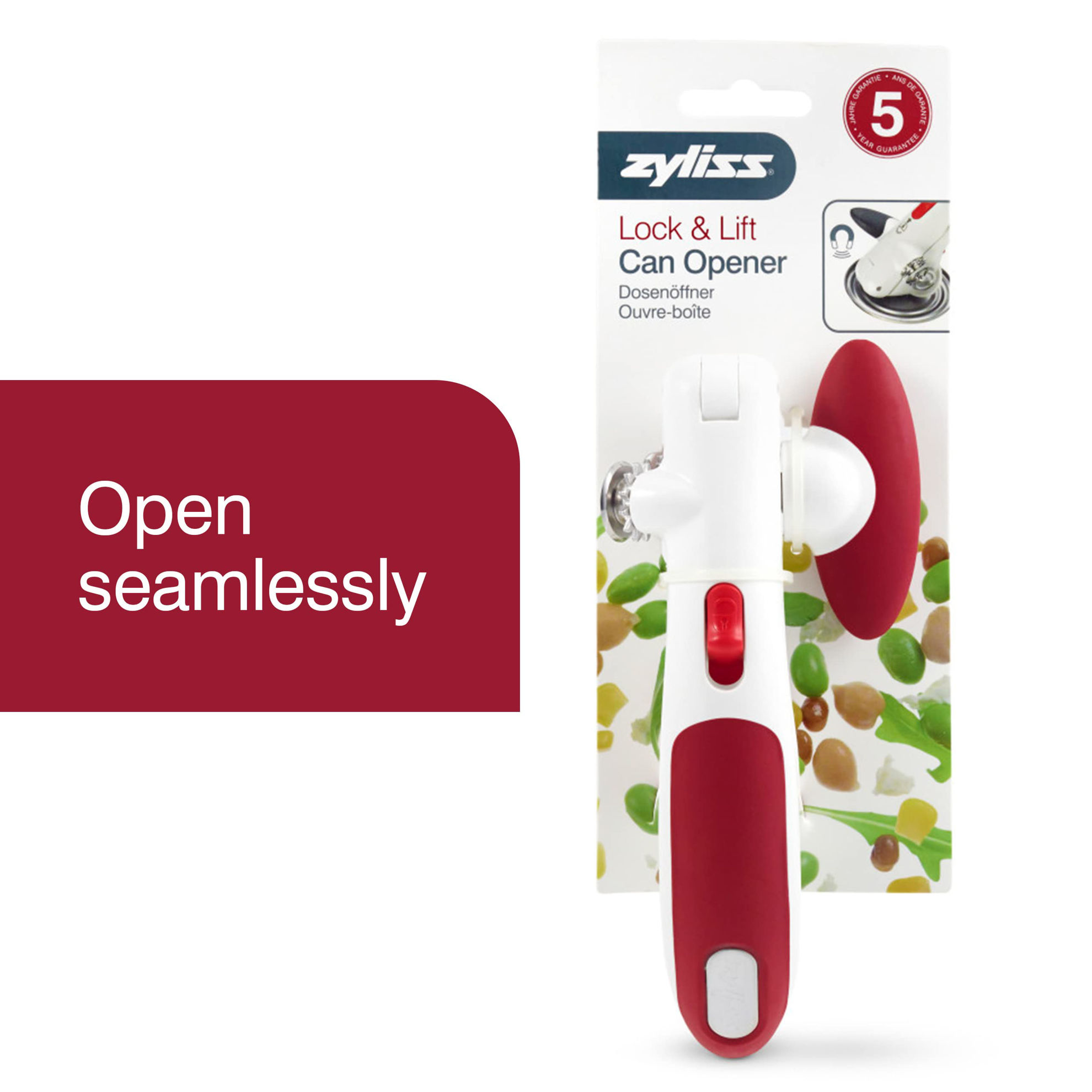 GetUSCart Zyliss Lock N' Lift Can Opener Manual Can Opener with