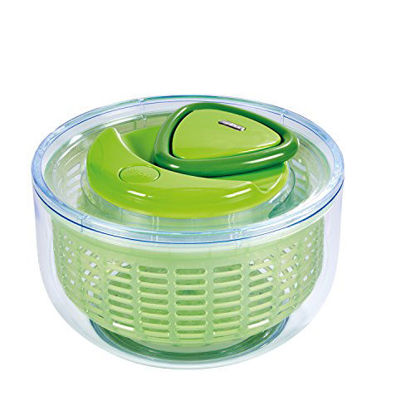 Picture of ZYLISS Easy Spin Salad Spinner, Small, Green, BPA Free