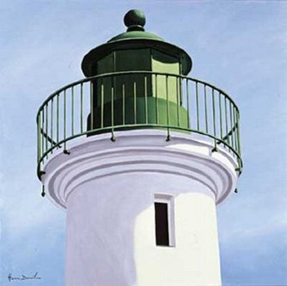Picture of Le Phare Vert - Poster by Henri Deuil (13 x 13)