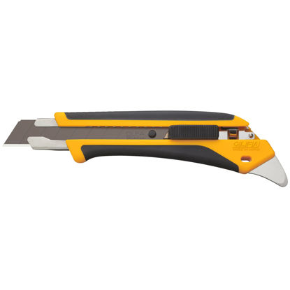 Picture of OLFA 18mm Heavy-Duty Utility Knife (LA-X) - Multi-Purpose No-Slip Grip Utility Knife w/ Reinforced Fiberglass Handle & Snap-Off Blade, Replacement Blades: Any OLFA 18mm Blade