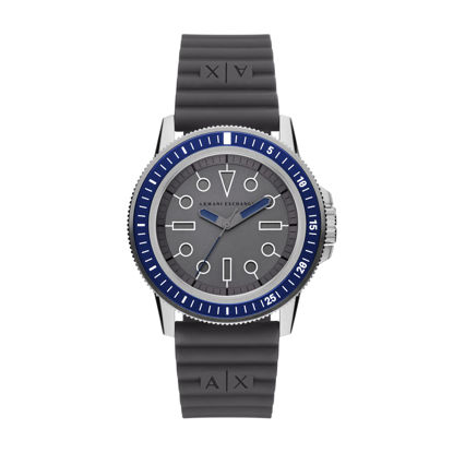 Picture of A|X ARMANI EXCHANGE Men's Three-Hand Gray Silicone Watch (Model: AX1862)