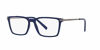 Picture of A|X ARMANI EXCHANGE Men's AX3077 Rectangular Prescription Eyewear Frames, Blue/Demo Lens, 54 mm