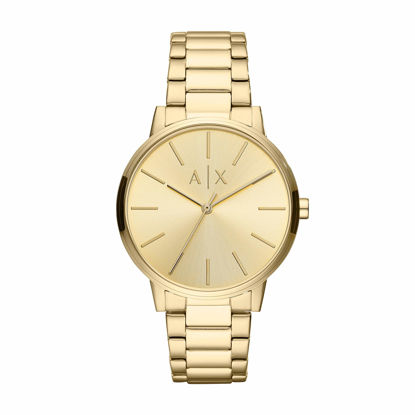 Picture of Armani Exchange Men's Stainless Steel Watch, Color: Gold/Gold (Model: AX2707)