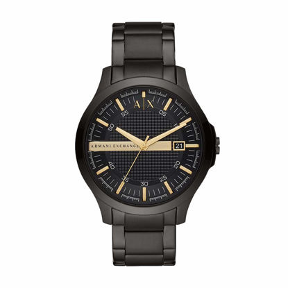 Picture of Armani Exchange Men's Stainless Steel Watch, Color: Black/Gold (Model: AX2413)