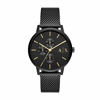 Picture of Armani Exchange Men's Mesh Watch, Color: Gold/Black Mesh (Model: AX2716)
