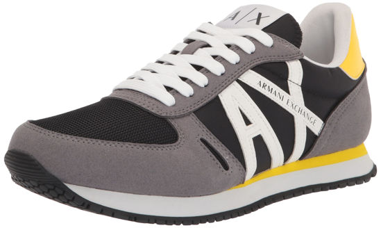 Armani Exchange ESPACIA Black / Red - Free delivery | Spartoo NET ! - Shoes  Low top trainers Men USD/$136.00