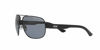 Picture of A|X ARMANI EXCHANGE Men's AX2012S Rectangular Sunglasses, Matte Black/Grey Polarized, 62 mm