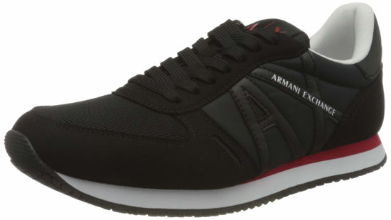 Picture of A|X ARMANI EXCHANGE Men's Low-top Sneakers, Black, 8.5