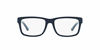 Picture of A|X Armani Exchange Men's AX3016 Square Prescription Eyeglass Frames, Dark Blue/Demo Lens, 53 mm