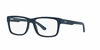 Picture of A|X Armani Exchange Men's AX3016 Square Prescription Eyeglass Frames, Dark Blue/Demo Lens, 53 mm