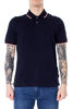 Picture of A|X ARMANI EXCHANGE mens Short Sleeve Jersey Knit Polo Shirt, Navy Blue, Large US