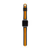 Picture of A|X ARMANI EXCHANGE Black and Orange Silicone Band For Apple Watch, 42mm/44mm/45mm, Multicolor, One Size (AXS8017)