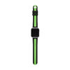 Picture of A|X ARMANI EXCHANGE Black and Green Silicone Band For Apple Watch, 42mm/44mm/45mm, Multicolor, One Size (AXS8016)
