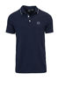 Picture of A|X ARMANI EXCHANGE Men's Short Sleeve Jersey Knit Polo, Navy Blue, XXL