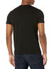 Picture of A|X ARMANI EXCHANGE mens Contrast Box Embossed Logo T-shirt T Shirt, Black, Large US