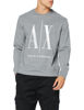 Picture of A|X ARMANI EXCHANGE mens Icon Project Embroidered Pullover Sweatshirt, Bc09 Grey, Medium US
