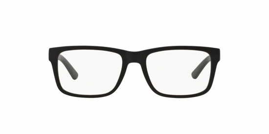 Picture of A|X ARMANI EXCHANGE Men's AX3016 Square Prescription Eyewear Frames, Black/Demo Lens, 53 mm