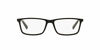 Picture of A|X ARMANI EXCHANGE Men's AX3027 Rectangular Prescription Eyeglass Frames, Matte Black/Demo Lens, 55 mm