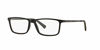 Picture of A|X ARMANI EXCHANGE Men's AX3027 Rectangular Prescription Eyeglass Frames, Matte Black/Demo Lens, 55 mm