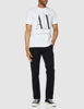 Picture of A|X ARMANI EXCHANGE mens Icon Graphic T-shirt T Shirt, White W/Black Print, Large US