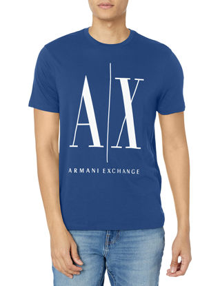 Picture of A|X ARMANI EXCHANGE mens Icon Graphic T-shirt T Shirt, Limoges, Small US