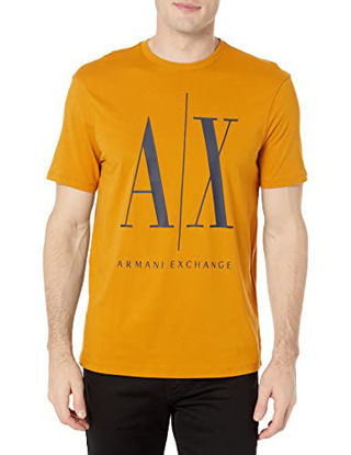 Picture of A|X ARMANI EXCHANGE Men's Icon Graphic T-Shirt, Buckthorn Brown, L